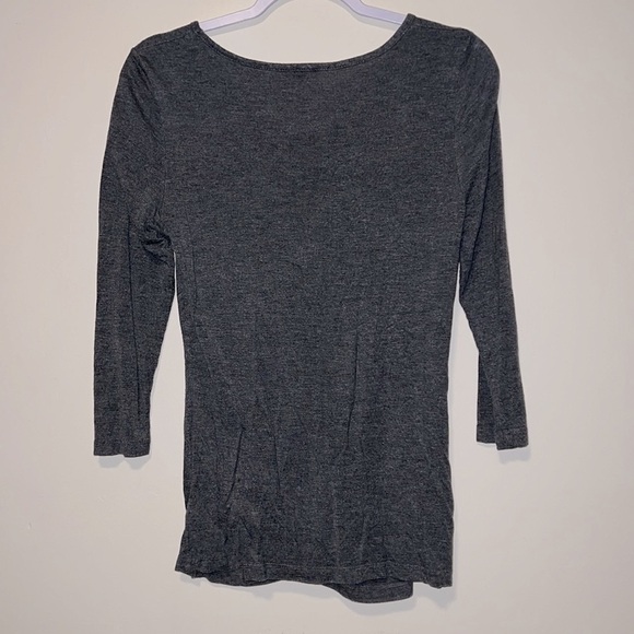Womens Talbots stretchy ruched ruffle blouse size M - Picture 4 of 4
